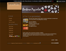 Tablet Screenshot of barbarapyziolek.netgaleria.eu