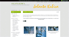 Desktop Screenshot of jolantakubica.netgaleria.pl
