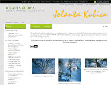 Tablet Screenshot of jolantakubica.netgaleria.pl